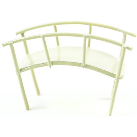 Mini Iron Garden Bridge 2"-cream