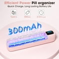 thumbnail image 5 of Smart Pill Organizer with Alarm, Bluetooth Daily Once a Day Pill Box 7 Day with APP, Weekly Travel Pill Case, Portable Pill Reminder for Medicines, Supplements and Vitamins(Pink), 5 of 7