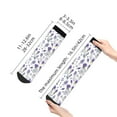 thumbnail image 4 of Pofeuu Lavender Bicycle Print 30cm Socks, Adult Running Hiking Socks for Youth and Adult, 4 of 7