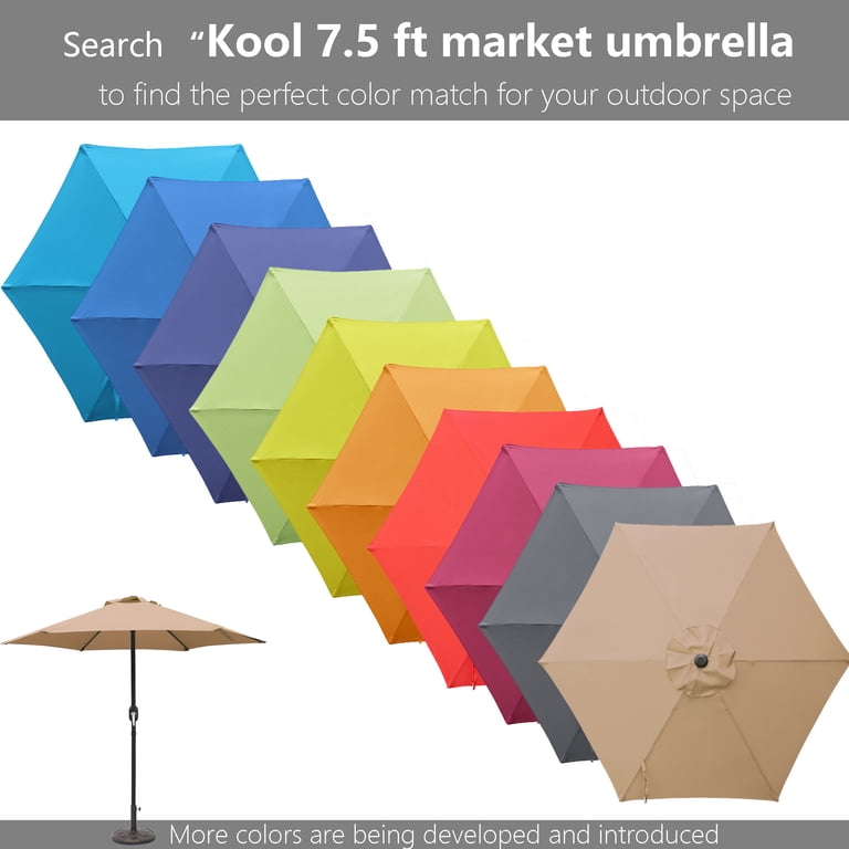 50 off riteaid patio umbrellas Business & Pleasure Co. The Umbrella operated crank Kool 7.5 ft Outdoor Market