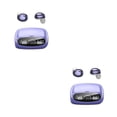thumbnail image 3 of Cateissary 1 par de auriculares tipo c compatibles con Bluetooth Auriculares intrauditivos Llamada manos libres Sonido estéreo Pantalla digital Púrpura 2Conjunto, 3 of 6