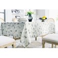 thumbnail image 3 of Elegant Printed Leaves Stain Resistant Table Cloth,Spill Bead Up Table Cover for Formal & Everyday Use,60"x84",1 Pack, 3 of 6