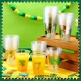 thumbnail image 6 of 60 Pcs St. Patrick's Day Drinking Cups, 12 oz, Plastic, Clear, Disposable, Green, Shamrock, for Party Decoration Supplies$$Home Decor, Kitchen, & Other, 6 of 10