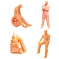 thumbnail image 2 of Figuras de personas en miniatura a escala 1/64, figuras de motociclistas, paisajes, figuras de rol, dioramas estilo b, 2 of 5
