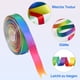 thumbnail image 3 of Cinta de raso multicolor para envolver regalos y manualidades: 2 cm de ancho, 22 m de largo; perfecta para moños, ramos, decoraciones y Navidad., 3 of 7