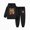 A3-Black, variant on Boys and Girls Outfit Set Kids Cute Cartoon Print Long Sleeved Hoodie and Pants Casual Set 6-24 Months 2T 3T 4T 5T 6T Children Red,3-4 Years