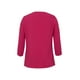 thumbnail image 3 of Blusa SUSETTE André Badi rosa 26 escote en V alforzas decorativas mangas 3/4, 3 of 5