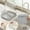 Gray, variant on Kitchen Knife Holder Rack Countertop Knife Storage Organizer Plastic – Multi-Slot Drain Tray, Breathable Base, Safe Vertical Insert, Durable White Gray 7.87"x7.68"x6.3"