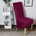 thumbnail image 3 of Skksst Waterproof Extra Large Dining Chair Slipcover Velvet Banquet Home Removable Seat Cover, 3 of 4