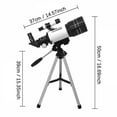 thumbnail image 3 of Monocular Telescope Wide-Angle Astronomical Telescope 150X Beginner Monocular Lunar Observation Telescope Binoculars for Kids White, 3 of 9