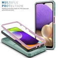 thumbnail image 4 of Military Grade Drop Impact for Samsung Galaxy A52 5G Camera Lens Slide Protection Case 360 Metal Rotating Ring Kickstand Holder Armor Shockproof Case For Samsung Galaxy A52 5G,
Pink+Green, 4 of 10