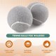 thumbnail image 4 of 2 Piezas Pelota de Tenis Precortada para Patas Muebles y ProteccióN del Piso, Cubierta Almohadilla Fieltro Resistente Duradera, Gris, 4 of 5