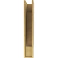 thumbnail image 4 of 6"W x 12"D x 36"H Thin Alpine Rough Cedar Woodgrain TimberThane Corbel, Primed Tan, 4 of 6