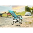 thumbnail image 3 of Leumius Camping Directors Chair,Oversized Heavy Duty Portable Folding Camping Chair with Side Table, Pocket for Beach,Fishing,Trip,Picnic,Lawn,Blue, 3 of 8
