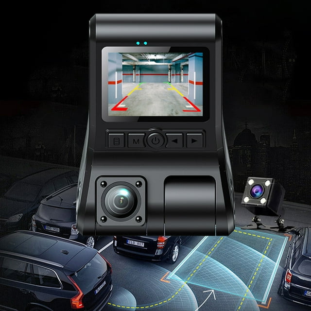 Dash Camera for Cars,Car Dash Camera,Dash Cam,Camera Fhd 1080P,Dash Camera Front and Inside Supports Loop Recording and Parking Monitoring,Front and Rear Dash Camera,Car Dash Camera Front and Rear