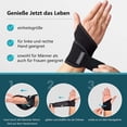 thumbnail image 3 of Revolutionary Wrist Support For Gym Workout, Tendonitis Relief Brace With Neoprene Blend Material, Adjustable Hook Closure For Optimal Fit And Comfort, Suitable For Men And Women, 3 of 5
