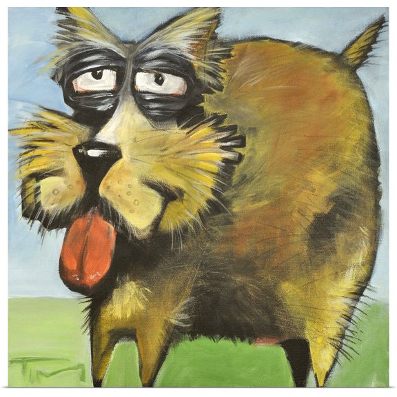 Great BIG Canvas | Rolled Tim Nyberg Poster Print entitled Murphy Stout Dog