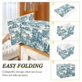 thumbnail image 2 of Yayeee Collapsible Cube Storage Bin with Lid Fabric Closet Decorative Basket with Handles, Green Flourishing Garden, 2 of 7