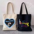 thumbnail image 4 of My Chemical Romance Mcr Dead Hell Heaven Flower i'm not okay Bolsos de lona para mujer, bolsos de hombro estilo Harajuku, 4 of 5