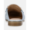 thumbnail image 3 of Time and Tru Women's Buckle Loafer Mules, 3 of 6