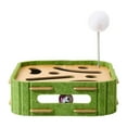 thumbnail image 3 of Toy de rascador de gato, muebles para mascotas suministra una caja interactiva de bolas de tablero de rasguño de gatos multifuncionales, rompecabezas Cuadrado, 3 of 8