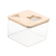 thumbnail image 5 of Caja de baño de arena transparente para hámster, baño para erizo, jerbo y chinchilla. cuadrado, 5 of 9