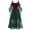 Wine, variant on Lolmot Plus Size Dresses for Women Solid Color Lace Up Patchwork Cold Shoulder Short Sleeve Strap Halloween Dress