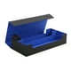 thumbnail image 2 of Cateissary Caja de cubierta de tarjeta comercial liviana Caja de almacenamiento Estuche de transporte Protectores resistentes al desgaste Almacenamiento y organización del hogar Azul negro, 2 of 6