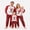 Style2:Red, variant on AceBaby Family Matching Christmas Pajama Set, Reindeer and Plaid Print Holiday Sleepwear Loungewear PJs