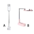 thumbnail image 4 of Injueey Lámpara de relleno para Selfie LED compatible con Bluetooth, soporte para teléfono de viaje, soporte giratorio ajustable de 360 ​​grados, Electrónica Blanco, 4 of 6
