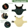 thumbnail image 3 of UOSIA Winter Coat for Small and Medium Dogs, Puppy Plaid Jacket, Pet Thickened Outfits, 3 of 7