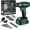 Green, variant on DEKOPRO 20V Cordless Drill Set, Electric Power Drill with 3/8 Inch Keyless Chuck 18+1 Positions
