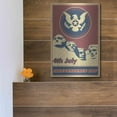 thumbnail image 5 of Luxe Metal Art 'Independence Day Rushmore' Metal Wall Art, 12"x16", 5 of 9
