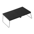 thumbnail image 3 of S SERENABLE 32cm Portable Folding Table Mini Beach Table, Space Saving Aluminum Top for Boat black, 3 of 9