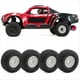 thumbnail image 2 of 4 Piezas Llantas con Neumáticos para ARRMA 1/14 Mini MOJAVE GROM RC, Accesorios de Mejora, Color ., 2 of 6