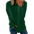 thumbnail image 1 of PENGXIANG Femmes Tops Col Femmes Chemises Coton Femmes Décontractés Chemises Tops Femmes Décontractés Manches Courtes Tops Armée Vert L, 1 of 4