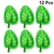 thumbnail image 2 of KAKOWELY Juego de 12 globos de Monstera verdes, globos hawaianos de aluminio, suministros de decoración para fiestas de verano., 2 of 4