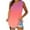 Watermelon Red, variant on Women Pullover Tank Tops Lightweight Stretch V-neck Sleeveless Gradient Color Lounge Loose Summer Relaxed Blouse Fitted Cool Wide Strap Trendy Camisole