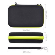 Storage Case for Philips Shaver, EVA Portable Case Electric Trimmer Shaver Travel Case Protective Cover Storage Bag for Philips One Blade QP2530/2520