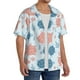 thumbnail image 2 of Fotbe Sea Turtle Camisa Estampada de Manga Corta para Hombre, Casual de Verano, Estilo Playero, Sin Arrugas-Small, 2 of 5