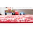 thumbnail image 4 of Unique Loom Medallion Richmond Rug Red/Ivory 2' x 3' 1" Rectangle Medallion Traditional Perfect For Living Room Bed Room Dining Room Office, 4 of 7