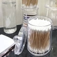 thumbnail image 4 of Cotton Swab Holder Dispenser with Lids Clear Acrylic Storage Box, 4 of 10