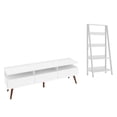 thumbnail image 2 of Centro de Entretenimiento Londres Madesa Mueble Estante Librero Blanco, 2 of 5