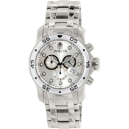 - Men's Pro Diver 0071 Silver Stainless-Steel Swiss Quartz Fashion Watch