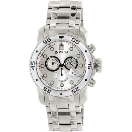 Men's Pro Diver 0071 Silver Stainless-Steel Swiss Quartz Fashion (Best Swiss Watches Brands List)