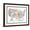 Brown Frame, variant on Art.com United States of America Stylized Text Map Colorful Art Print, Black Frame Wall Art, 40" x 32"