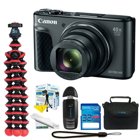 Canon PowerShot SX730 HS Digital Camera (Black) + Expo Advanced