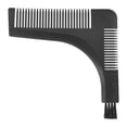 thumbnail image 1 of Peine Para Dar Forma A La Barba Guía De Recorte De Bigote En Forma De L Herramienta Para Peinar La Barba Para Hombres, Plástico Flexible Duradero, Fácil De Limpiar, Formación, 1 of 7