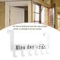 thumbnail image 2 of Over Door Hook, Home Storage Rack Door Hook Rack, For Door For Bedroom, 2 of 8