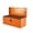 Orange - HHF, variant on Heavy Duty Steel Truck Bed Toolbox - Weatherproof, Lockable Split Lift, Grooved Lid - Gas-Shock Assisted, Secure Storage Chest for Pickup, Trailer, RV, Flatbed, Tradesman, Durable Utility Vault